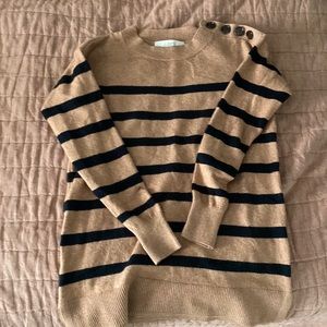 LOFT petite striped sweater